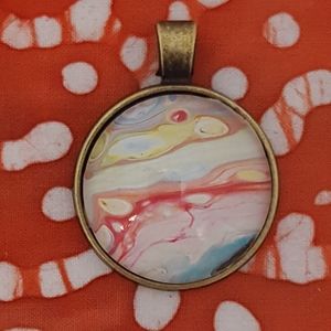 Handmade Circle Pendant Necklace